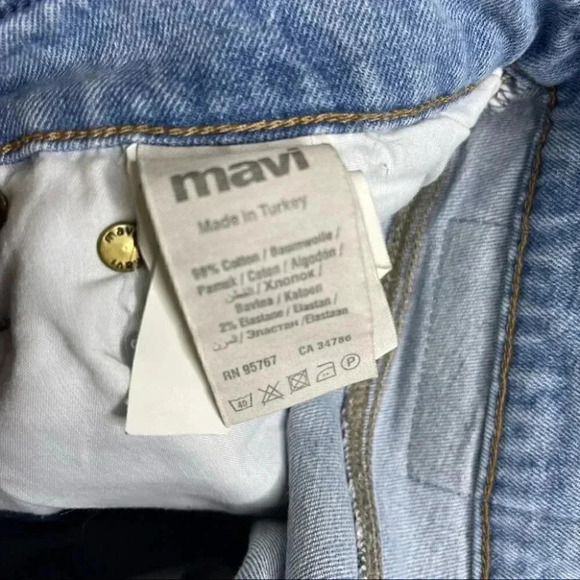 Mavi Mens James Skinny Denim Jeans Size 34 x 33 - Picture 4 of 9